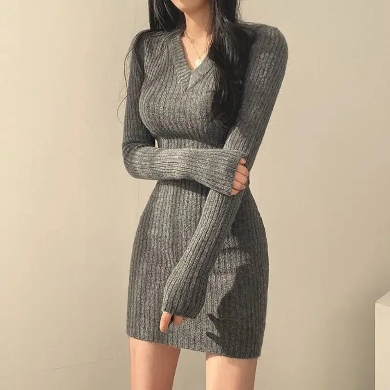 Long Wool Dress