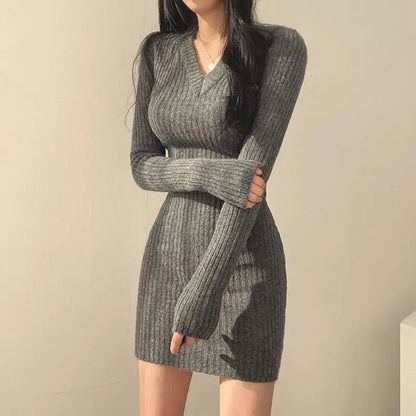 Long Wool Dress